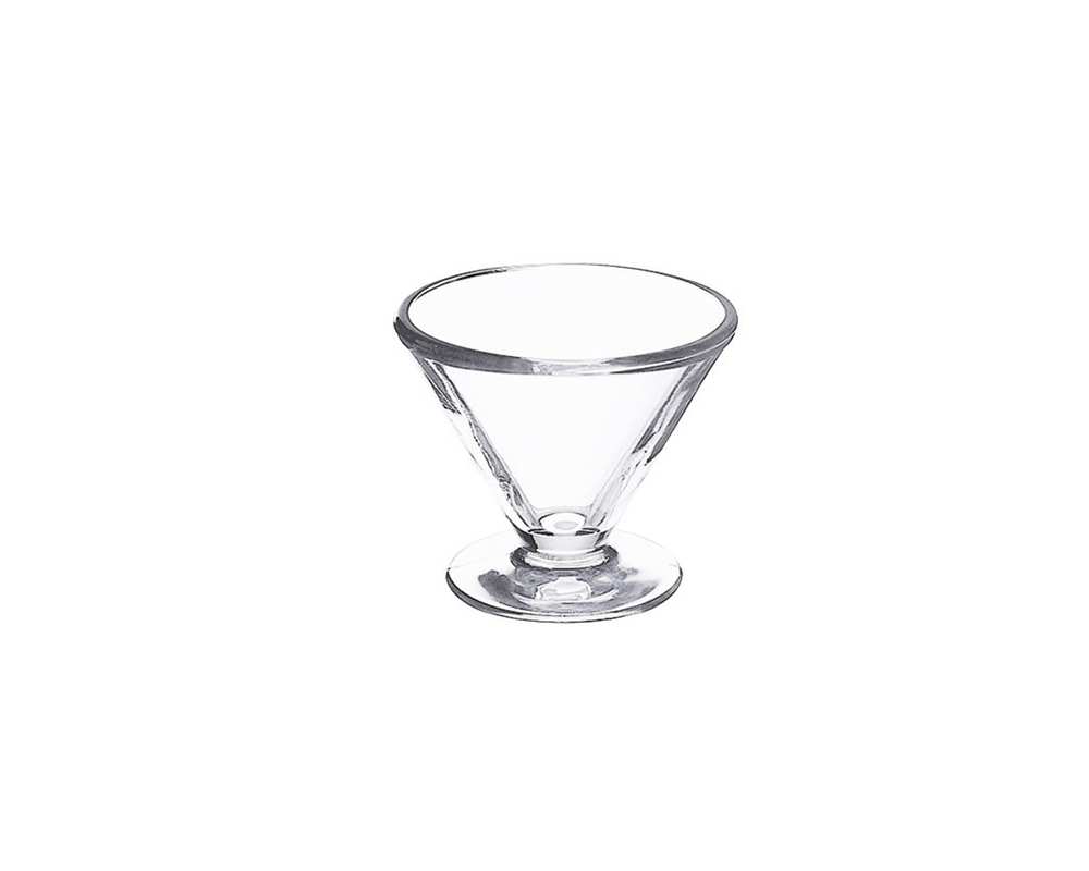 Lot de 6 coupe dessert Véga Pied transparent 15cl ø9,2x8cm
