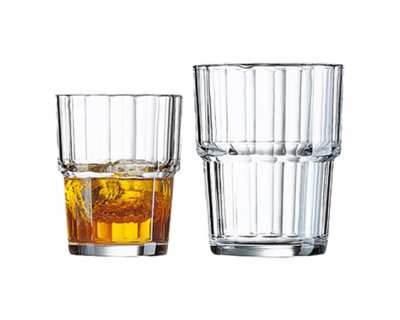 Lot de 72 verre Norvège 20cl ø7,2x8,7cm