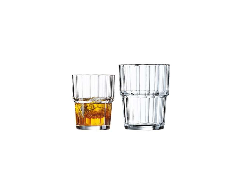 Lot de 72 verre Norvège 20cl ø7,2x8,7cm