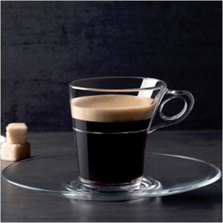 Lot de 72 Soucoupe à tasse à café Capriceø14x1,7cm