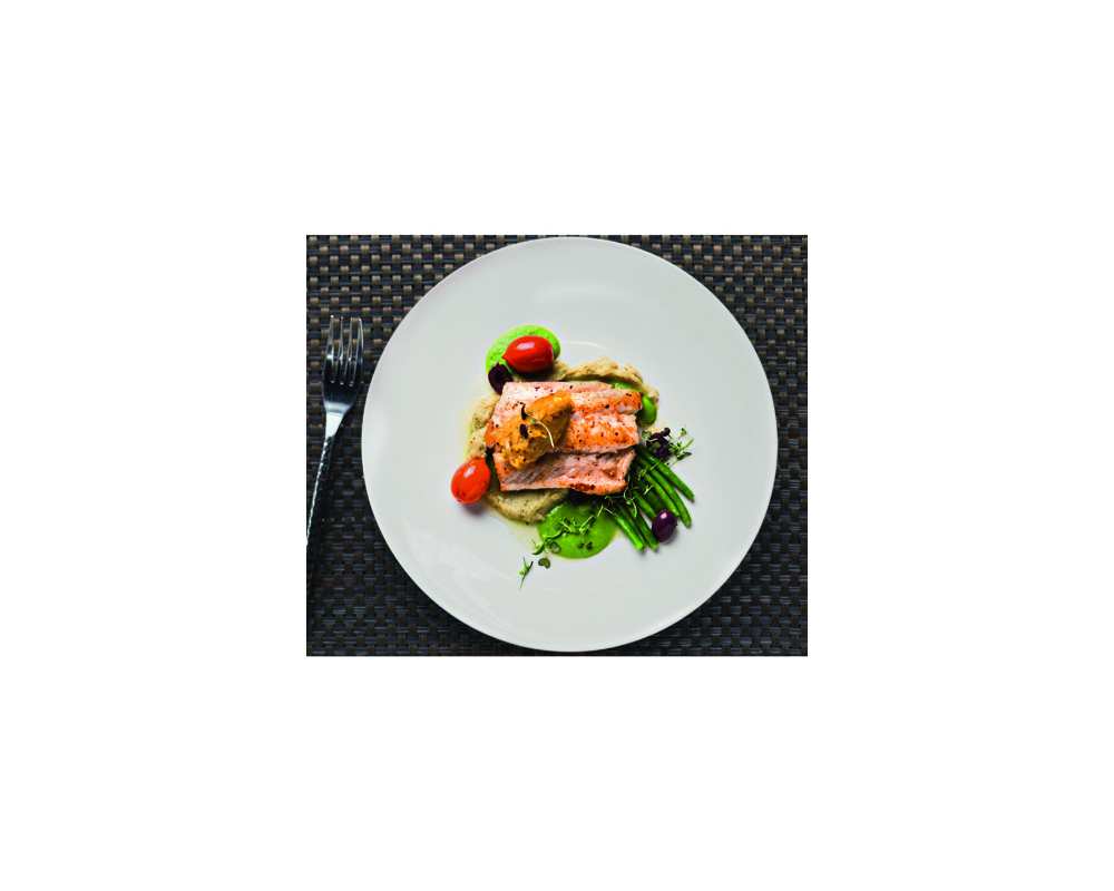 Lot de 12 Assiette plate ronde ø27cm MONALYSA