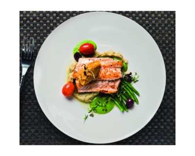 Lot de 12 Assiette plate ronde ø21cm MONALYSA