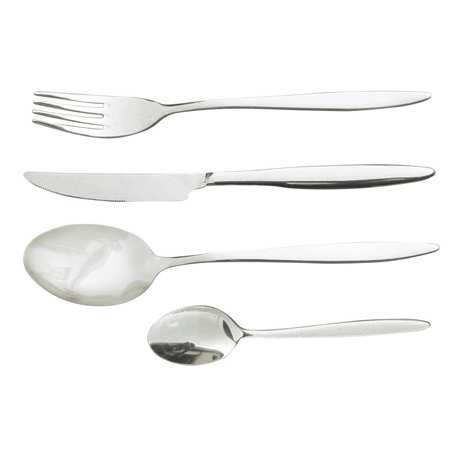 Lot de 12 Cuillère à dessert Orenok poli miroir