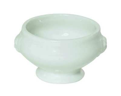 Lot de 12 Soupière tête de Lion 6 cl blanc