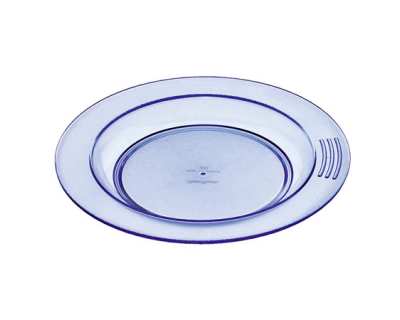 Lot de 30 Assiette ronde 1/2 creuse ø18cm bleue
