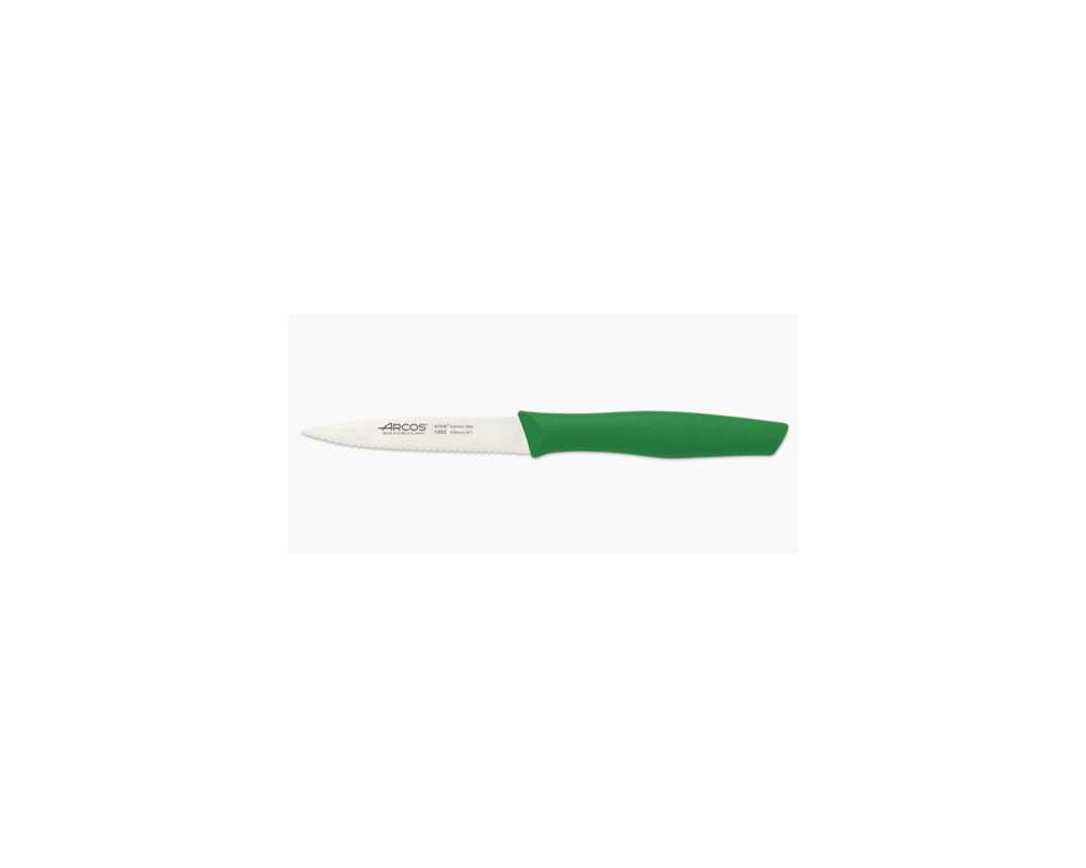 Lot de 36 Couteaux office manche polypropylène vert 8,5cm