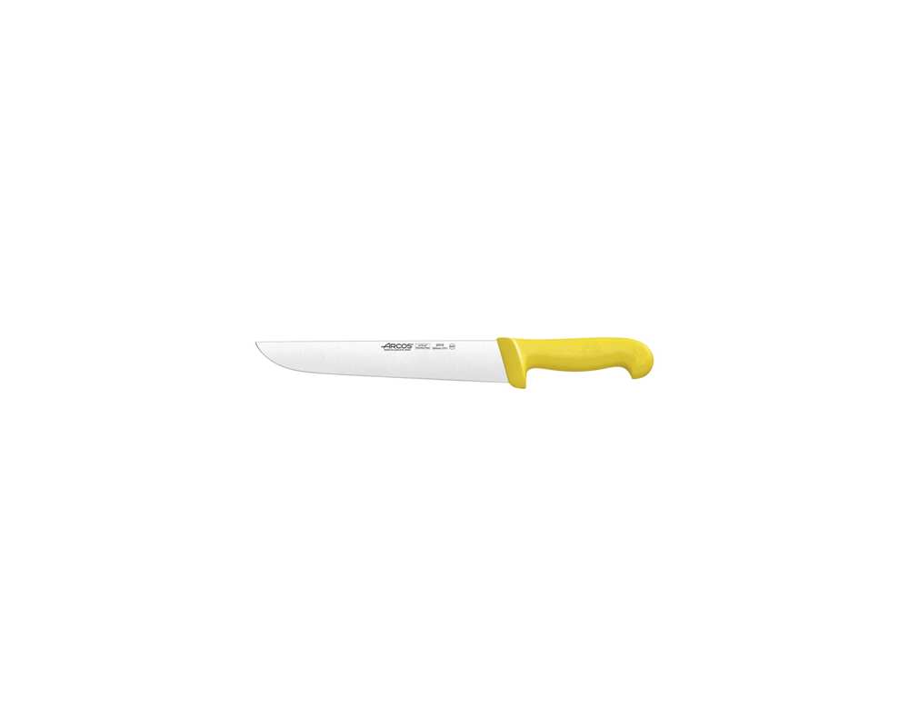 Couteau professionnel Couteau de boucher 25cm Jaune