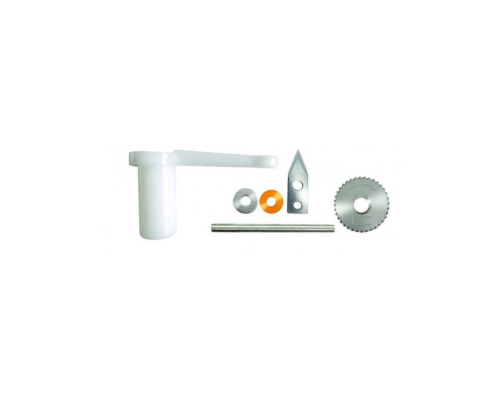 Kit de rechange Tête inox Lame, molette, bague, outil démontage