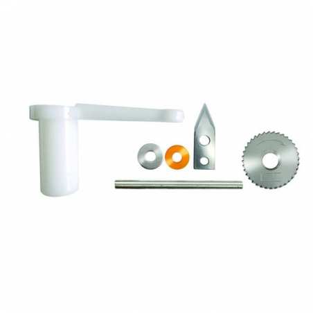 Kit de rechange Tête inox Lame, molette, bague, outil démontage