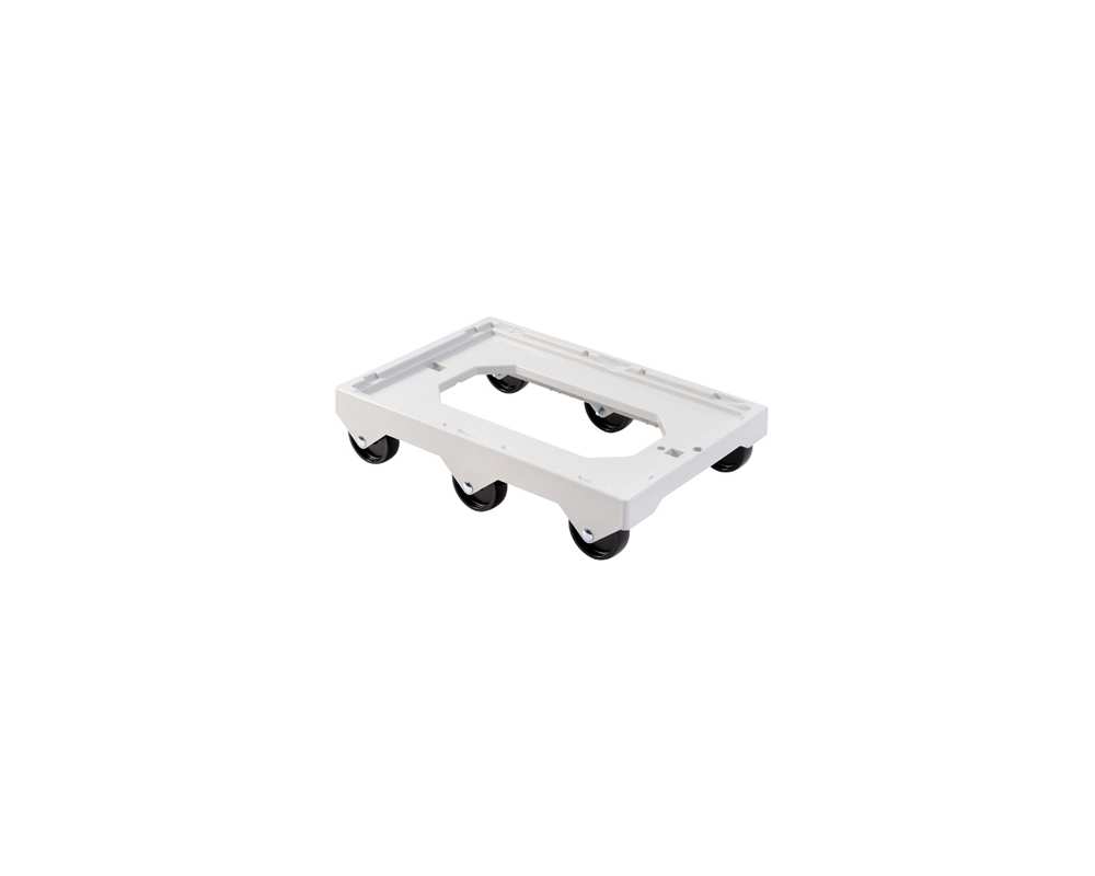 Socle rouleur 6 roues 613x414x135 mm