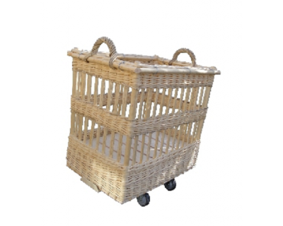 Panier à défourner rectangle 700x450x650 sur roulette