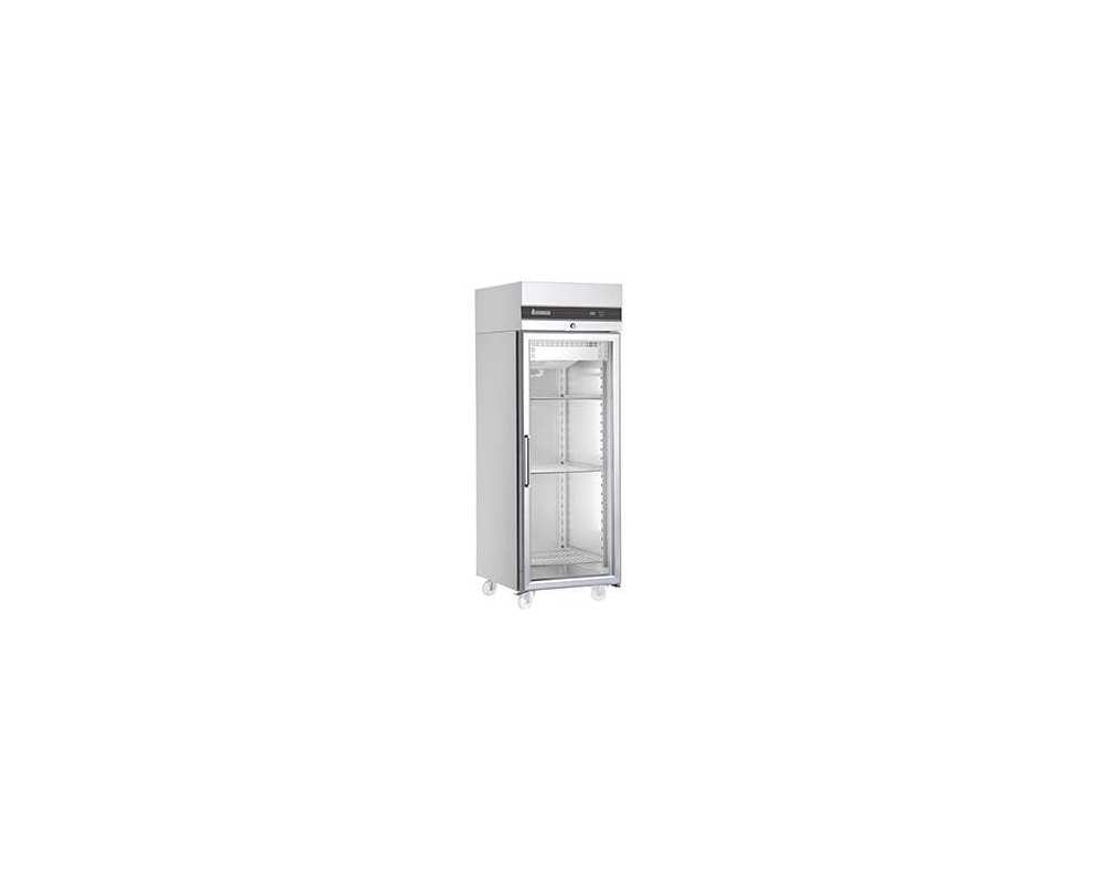 Armoire froide gn2/1 - vitrée froid ventilé -2 à + 08 °c - 654 l - 1 porte vitrée