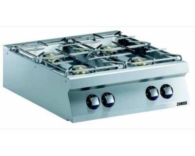 Fourneau gaz top 4 feux 800mm