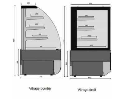 Vitrine réfrigérée RIVOLI - ISOTECH 2