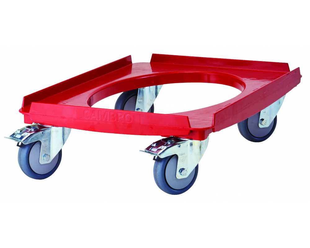 Socle rouleur pour cam gobox gn frontal et à ouverture par le dessus- rouge