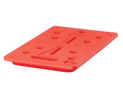 Plaque chaude gn1/1 - rouge