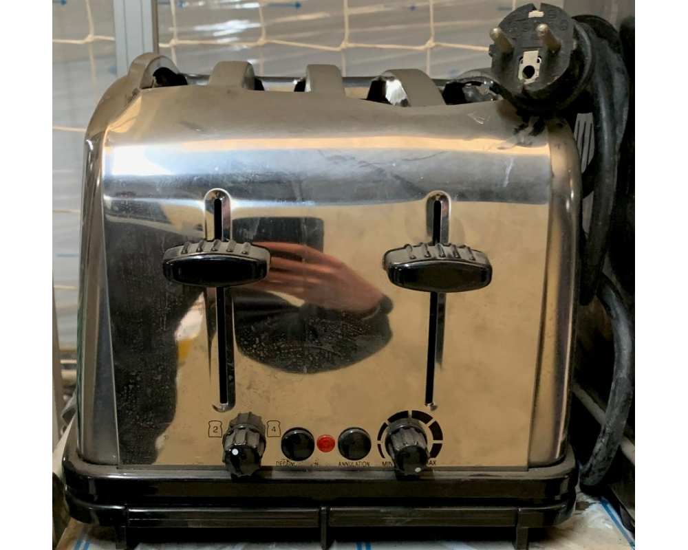 Grill pain double fente