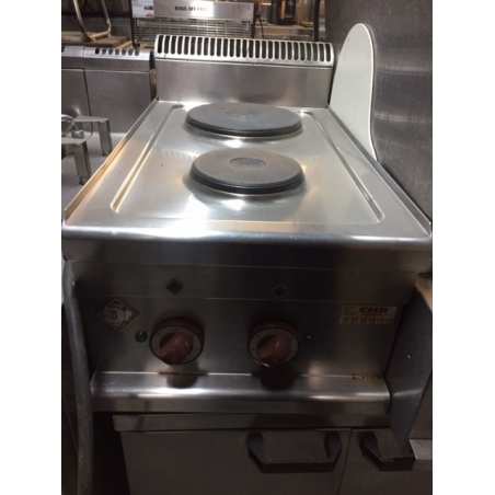 Cuisinière électrique occasion 2 plaques rondes -top