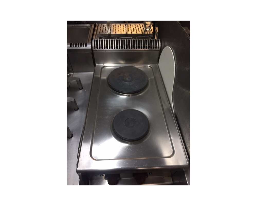 Cuisinière électrique occasion 2 plaques rondes -top