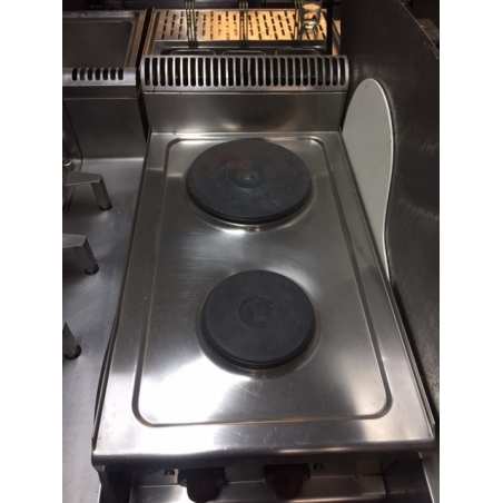 Cuisinière électrique occasion 2 plaques rondes -top
