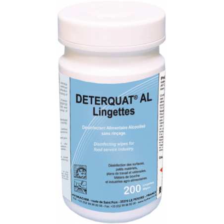 Déterquat al lingette désinfectante