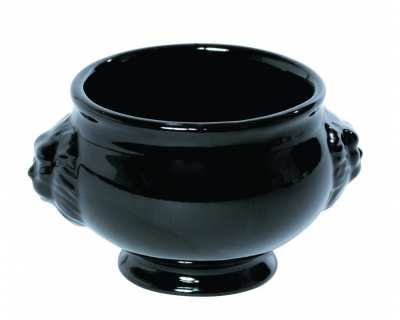 Soupière miniature 10 cls noire - Lot de 12