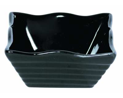 Vague carrée 60x60 noire - Lot de 12