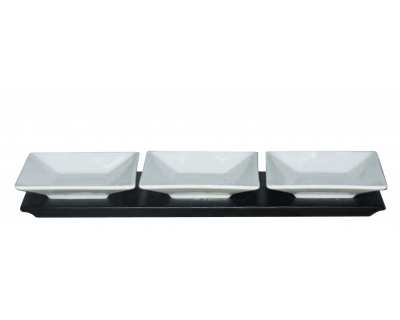 Set de 3 tapas 30.2 x 9.7 x 3.7 cm - Lot de 12