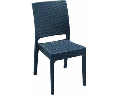 Chaise florida gris fonce