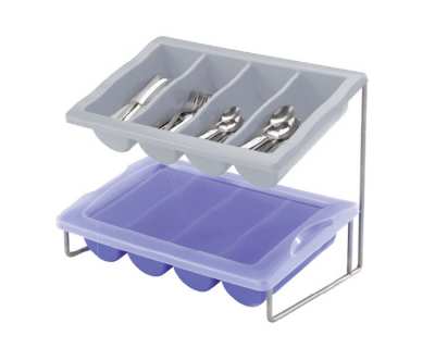 Support pour panier à couverts