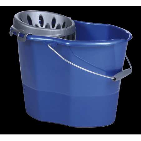 Seau laveur rectangulaire bi-bac 15