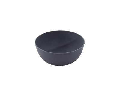 Point-virgule bol en pla gris foncé ø 23cm h 9cm