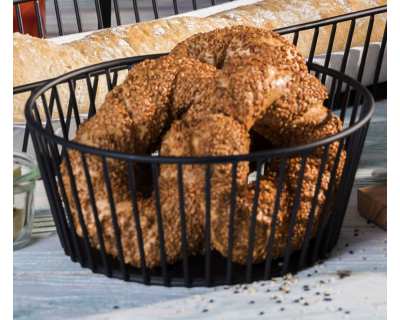 Corbeille  svart noire 24x19