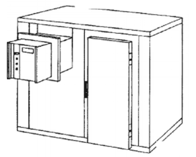 Groupe chambre froide négative 1 cv 3,4 m³