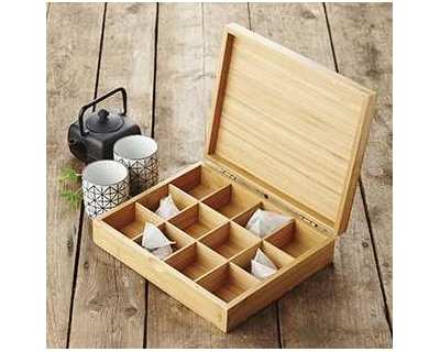 Boite à the en bambou 12