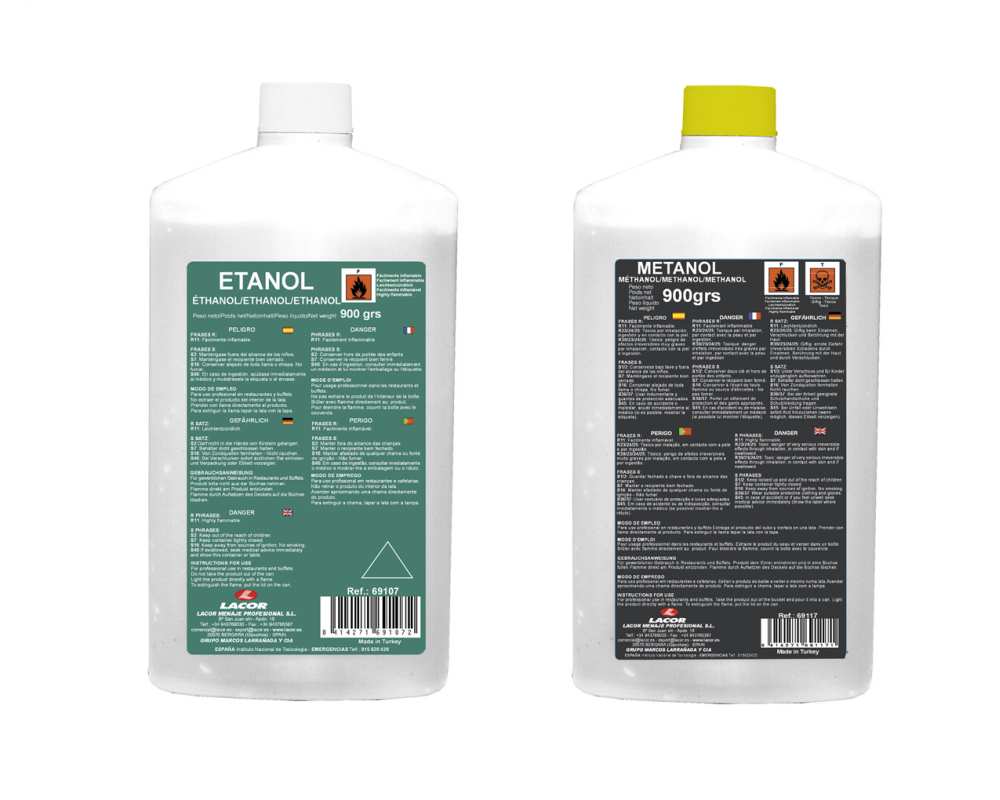 Gel de chauffe éthanol - bouteille de 1 litre