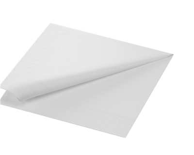 Serviettes ouate 2 plis 40x40cm bla