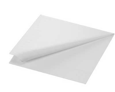 Serviettes dunisoft 40x40cm blanc