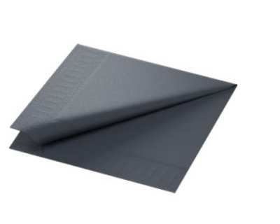 Serviettes dunisoft 40x40cm noir