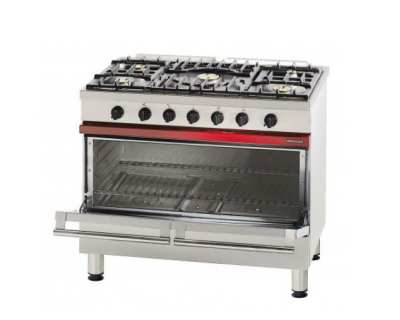 Fourneau 5 feux vifs/1 four gaz