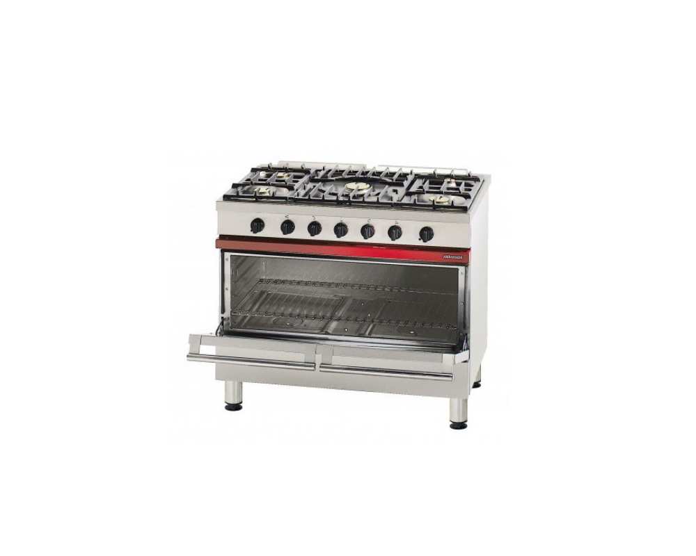 Fourneau 5 feux vifs/1 four gaz